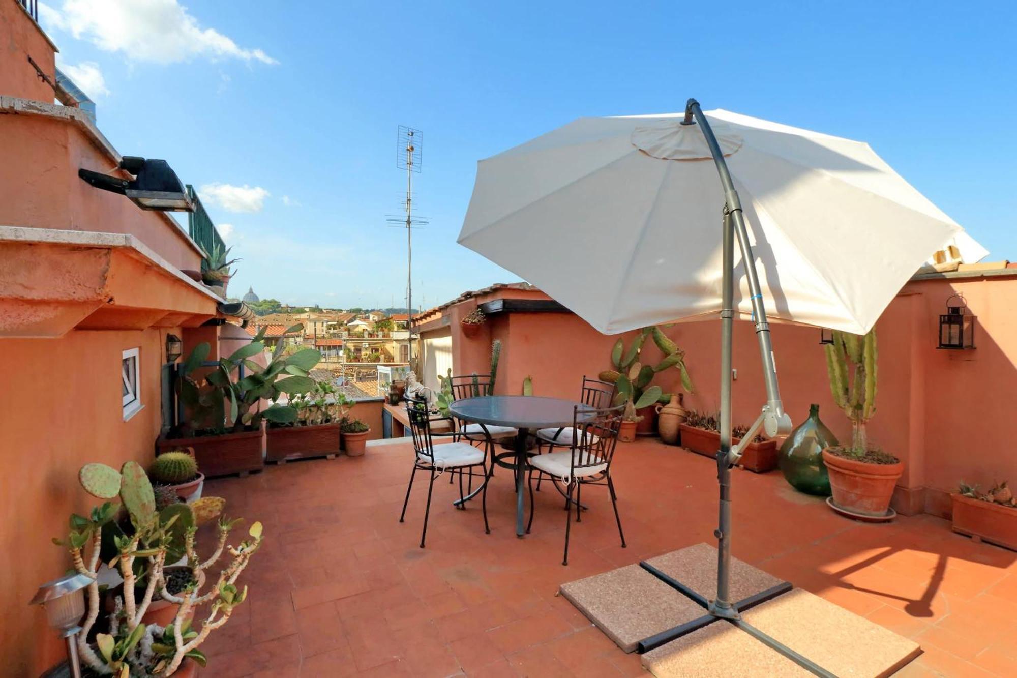 Ferienwohnung Vicolo Del Cinque Penthouse | Romeloft Exterior foto